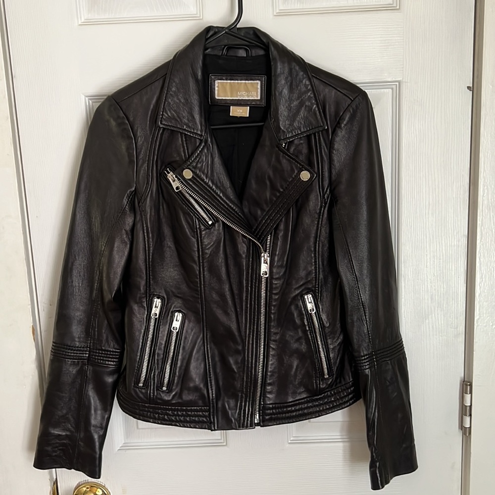 Michael Kors Leather Jacket XS